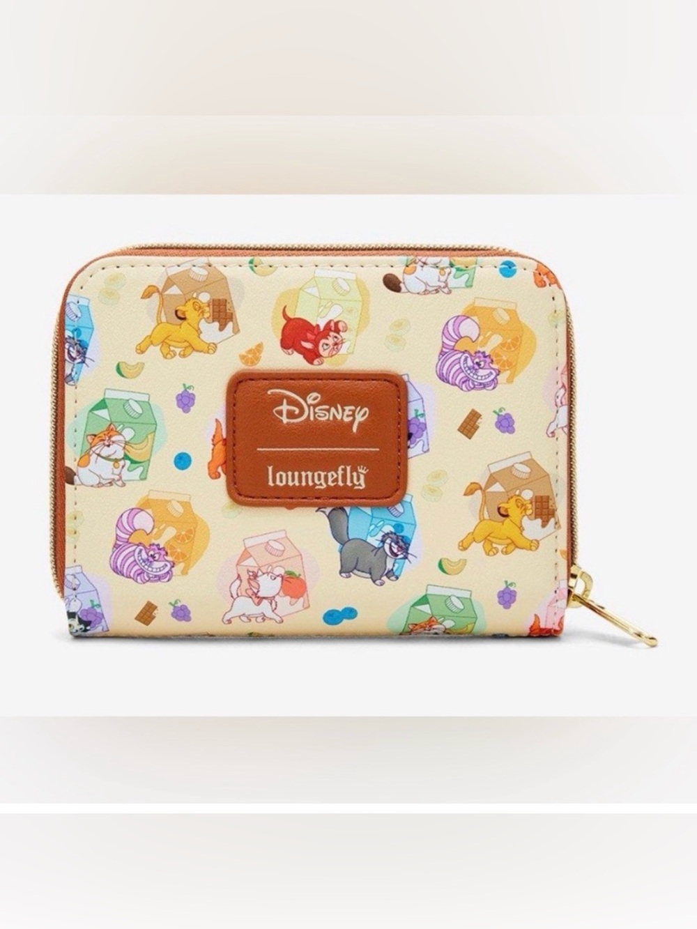 Loungefly Disney Milk Cartoon Cats Print Wallet- NWT